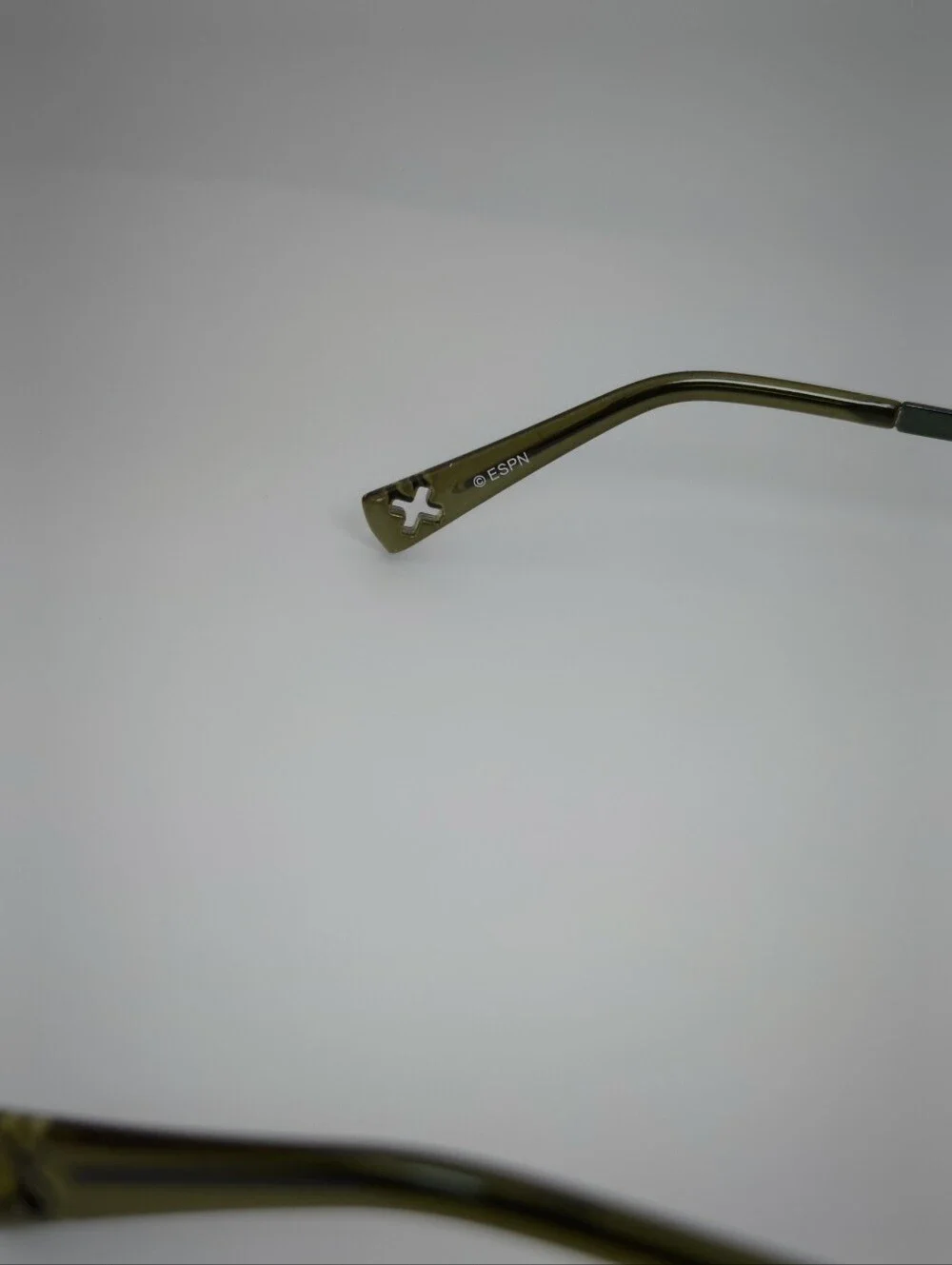 Flexon X Games Youth. Semi-Rimless Eyeglass Frames in Black Green Cyclops